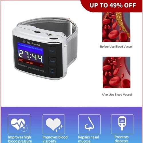 Blood Sugar Wrist Laser Watch High Blood Pressure Anti-inflammatory Diabetic High Blood Fat Improve Blood Flow