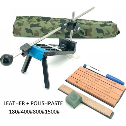 RUIXIN Professional Kitchen Knife Sharpener Whetstone Updated Multifunction Fixed Angle Sharpening System Apex Edge Honing Tools