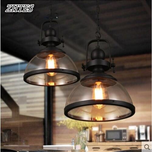 Retro Chandelier Nordic Restaurant Cafe Bar Personality Creative Arts Glass Chandelier