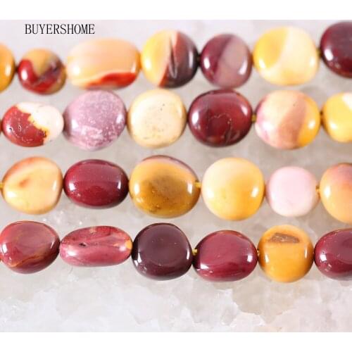 Earrings Natural Egg Yolk Stone Irregular Loose Beads For Making Jewelry String Gem S065
