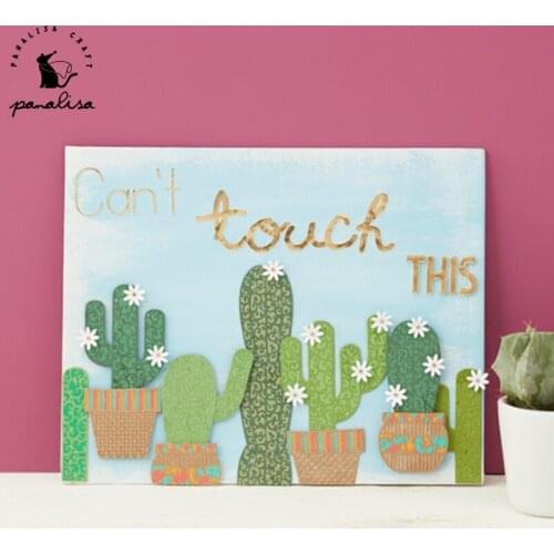 Panalisacraft Cactus Metal Cutting Dies Craft Dies Scrapbooking Card Making Album Embossing Stencil Die Cut Decoration