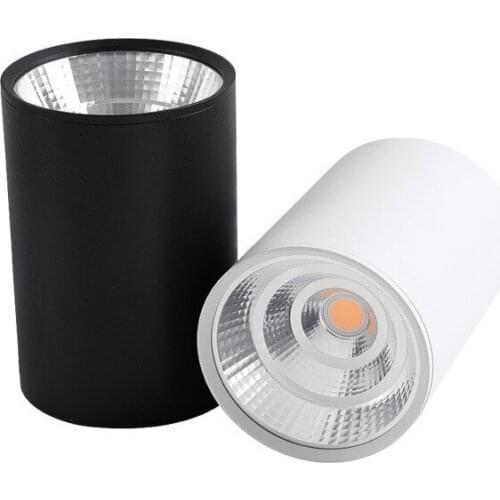 Super Bright Dimmable LED COB Ceiling Spot Lamp 7W 9W 12W 15W 18W Surface Mount Downlight for Indoor Lighting Kitchen Bedroom