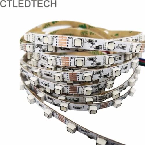 All New LED RGB PCB 5mm tape Light SMD3535 5mm RGB Strip Light mini RGB Small size strip light for light box LED mini RGB case