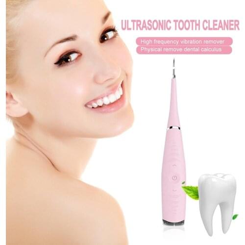 Usb Recharge Vibrition Sonic Dental Scaler Tooth Calculus Remover Tooth Stains Tartar Cleaner Hygiene Dentist Tool Whiten Teeth