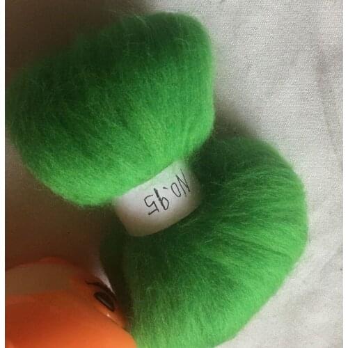 WFPFBEC 70s Australia COMBED 100% WOOL fiber merino diy wool for neddles felting wool roving 50g 100g 200g 300g 500g 1000g NO.95