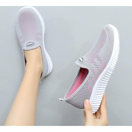 Tenis Feminino 2021 Summer New Tennis Shoes For Women Brand Sneakers Platform Breathable Sports Light Soft Walking Trainers