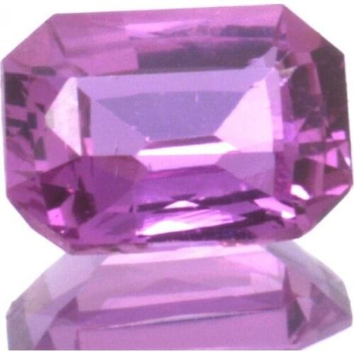 0,70ct. Pink Sapphire Emerald Cut