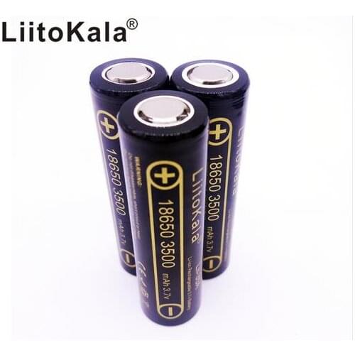 1-6PCS 100% Original LiitoKala Lii-35A 18650 3500mAh Rechargeable Battery 3.7v Li-ion Batteries 18650 Battery