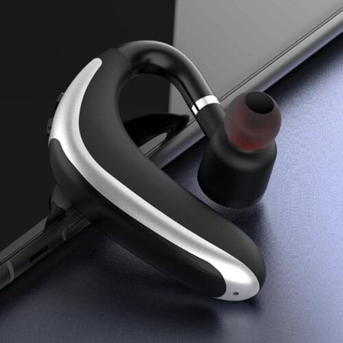 1Pc Bluetooth 5.0 Wireless Earphones Ear Hook Hands-Free Hanging Ear Headset Business Sports Earhook Headset Wireless Earphones
