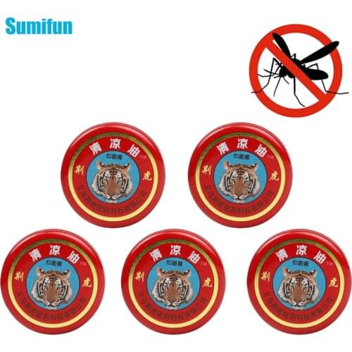 2/5/10/20Pcs Hot Red Tiger Balm Mint Cooling Oil Muscle Rub Aches Cream Anti-Itching Headache Red Tiger Pain Relief Ointment