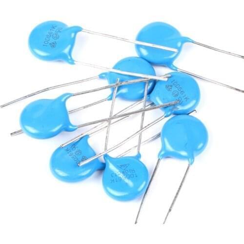 20pcs 10D Varistor 10D270K 10D330K 10D390K 10D470K 10D241K 10D391K 10D431K 10D471K 10D561K 10D331K piezoresistor 10MM