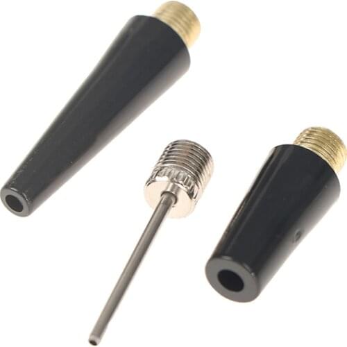 3Pcs Ball Nozzle Adapter Kit Basketball Bicycle Tire Inflator Parts Small Accessories