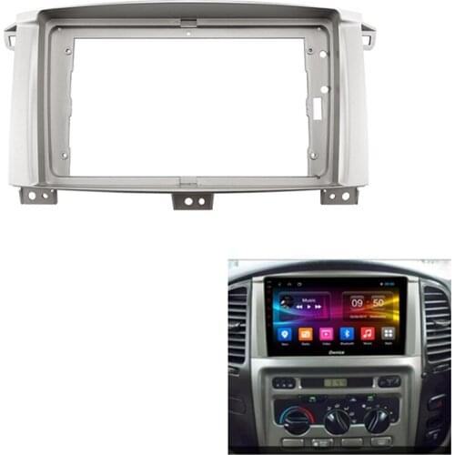 9 Inch 2DIN Car Audio Radio Fascia Frame Adapter DVD Player Dash Fitting Panel Frame for Toyota Land Cruiser 2003-2008