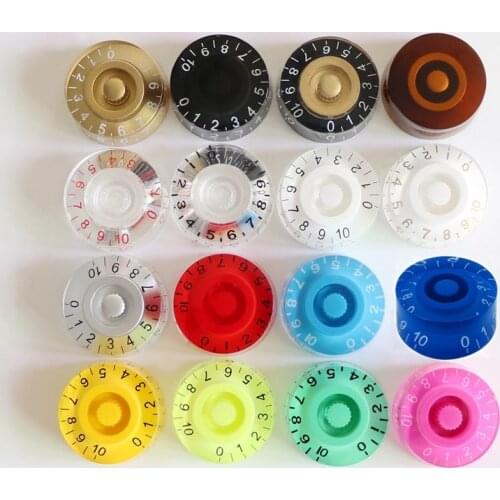 Free shipping guitar parts 4pcs/Pack multiple colors electric guitar knobs guitar speed knobs