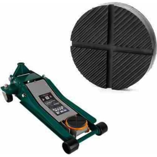 Large Rubber Pad Rubber Block Hydraulic Ramp Jacking Pads Trolley Jack Adapter Compression Resistance for Most Jacks Vehicles