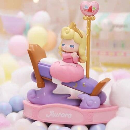 Disney Carousel Scenes blind box princess series Cute Snow White Ariel Mulan Belle Fairy tale dream Figure Doll ornaments Toy