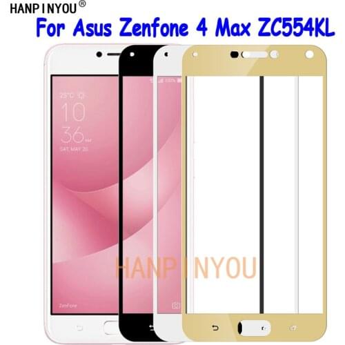 For Asus Zenfone 4 Max / Pro / Plus ZC554KL Full Cover Tempered Glass Screen Protector Thin Explosion-proof Protective Film