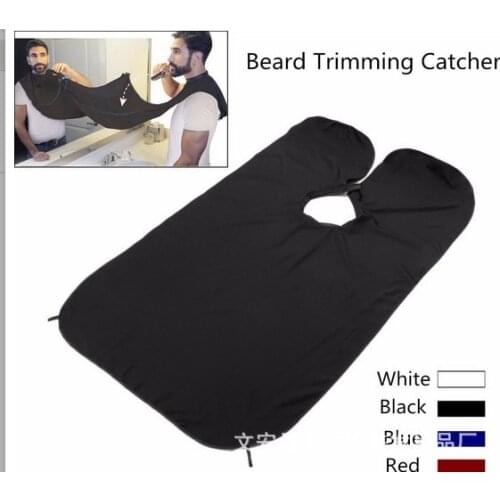 New Male Beard Shaving Apron Care Clean Hair Adult Bibs Shaver Holder Bathroom Organizer Gift for Man