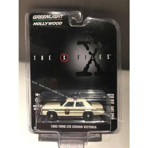 GREENLIGHT 1:64 1983 FORD LTD CROWN VICTORIA Alloy model Vintage car Metal toys for childen kids diecast gift