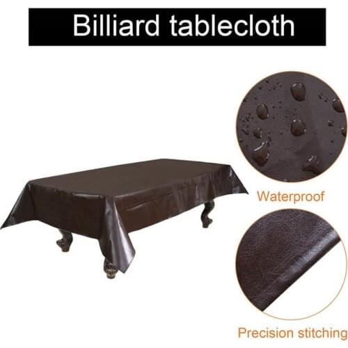 Multifunctional Leather Billiard Table Cloth Cover Furniture Waterproof and Dustproof Cover For Most Tables Of 7/8/9FT Feet