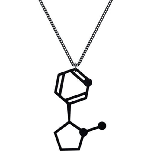Nicotine Molecule Necklace free ship 12pcs/lot