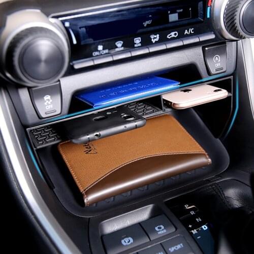 New Central Storage Box Armrest Box Storage Box Interior Accessories Expand Space For Toyota Rav4 2020 With HIgh Quality