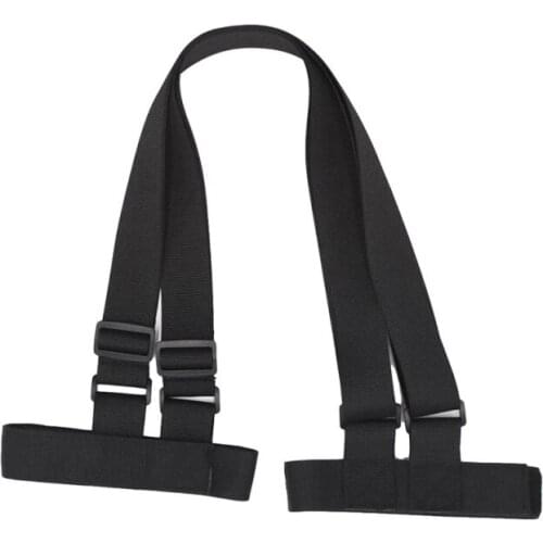Ski Shoulder Strap Adjustable Ski Bar Shoulder Carrier Hand Straps Skiing Bags Porter Hook Loop Protect Accessories