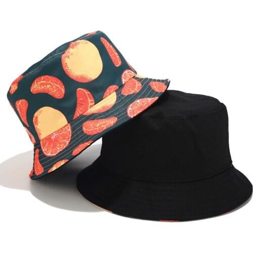 Tropical Fisherman Hat Outdoor Hiking Hat Sun Protection Hat Reversible Womens Bucket Hat Unisex Panama Bob Cap