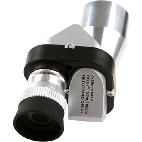 Aluminum alloy 8X20 corner low-light night vision pocket telescope monocular high-definition high-definition low-light S6