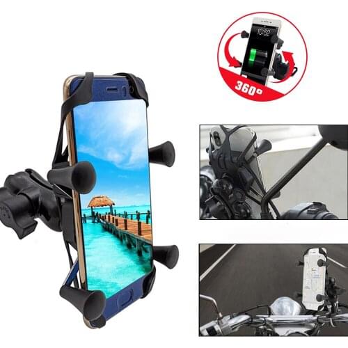 Bicycle Phone Holder Motorcycle Handlebar Cell Phone Mount Strolle Bike Phone Holder Stand For Xiaomi Samsung S10 S9 S8 iPhone X