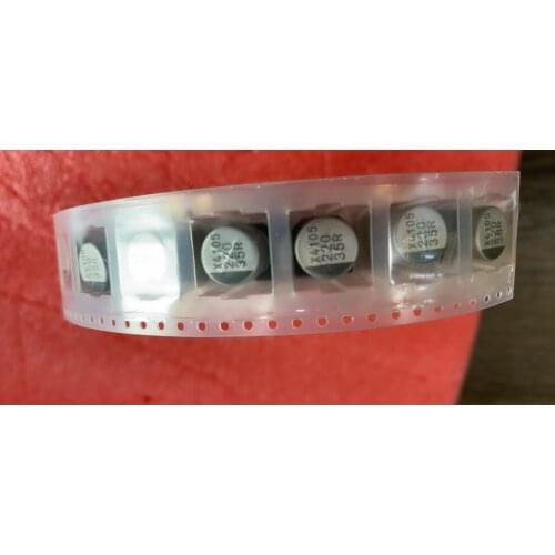 High quality SMD aluminum electrolytic capacitors 220 uf / 35 v 10 x10mm 10 * 10 mm hot specials 1