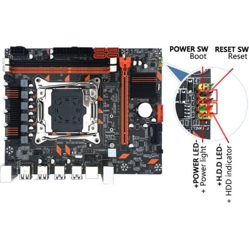 X99 DDR3 MINI LGA2011-3 Computer Motherboard Dual Channel Memory M.2 Interface Desktop Mainboard Module E56B
