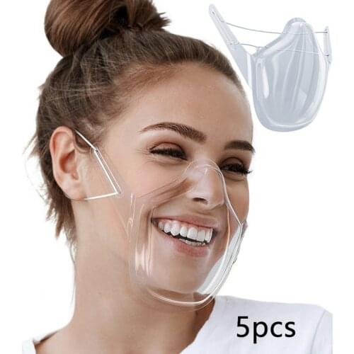 Transparent Masks For Durable Face Shield Anti- Visible Lip Language Face Mask Mascarillas