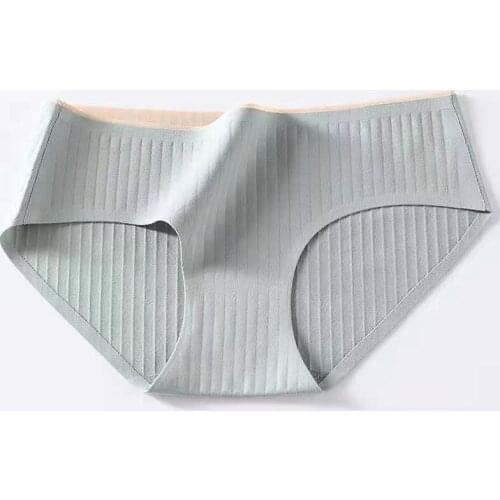 Mid Waist Womens Panties Soft Cotton Underpants for Girl Solid Color Seamless Sexy Lingerie Female Briefs M-XL