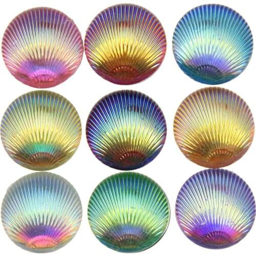 10pcs/lot Unisex 18mm Resin Snap Button DIY Jewelry For Female Leather Bracelet Womens Charm Beads