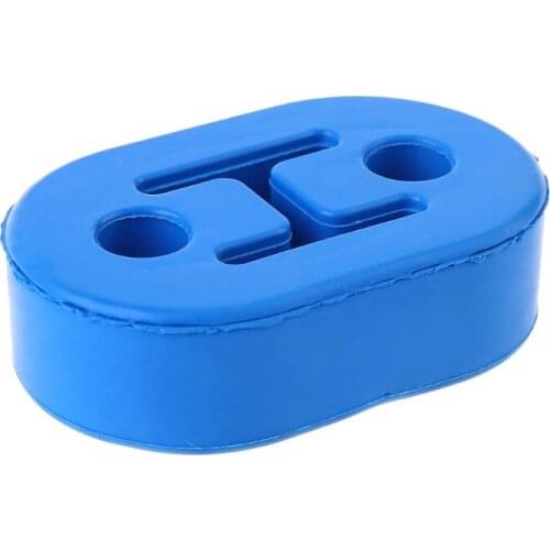 2x Heavy Duty Exhaust Hanger Bushing Support 2 Holes Bracket Rubber Mount E7CA