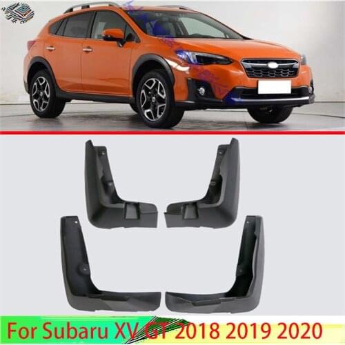 For Subaru XV 2018 2019 4PCS Mud Flaps Splash Guards Fender Mudguard Kit Mud Flap Splash Guards Mudguard Car styling