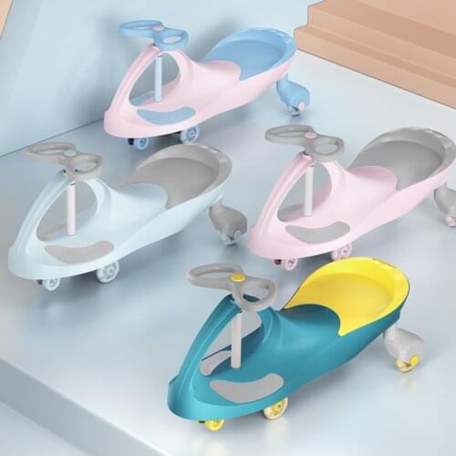 Children Swing Car 1-4 Years Old Infant Silent wheel car Children Twist Car Universal Wheel Baby Scooter Anti Rollover Tricycle
