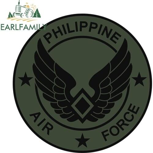 EARLFAMILY 13cm x 13cm for Philippine Air Force Car Sticker Rear Windshield Trunk Decoration Army Special Forces Decal
