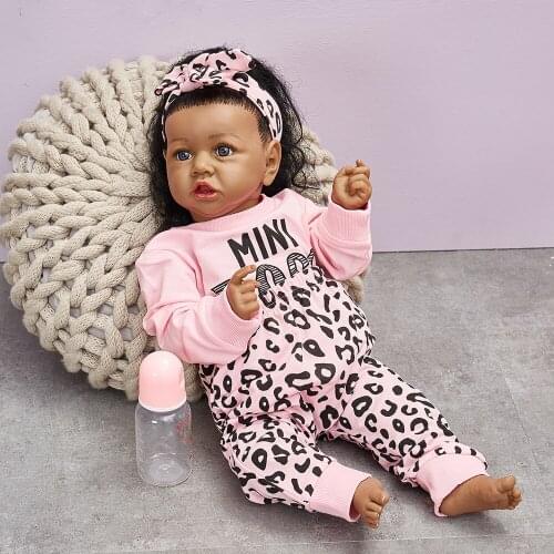 58cm Silicone Soft Body Baby Dolls Fashion Boneca Reborn For Kids Christmas Gift Best Playmates