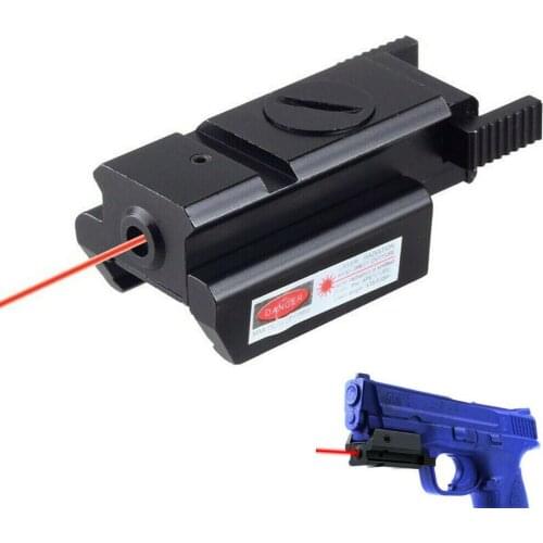 Mini Red Dot Laser Sight Low Profile 20mm Picatinny Weaver Rail For Pistol Rifle Shooting