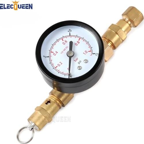 0~15psi Pressure Valve Gauge with Pressure Relief Valve ,Home Brew Beer Ball Lock Pressure Valve w/Gauge,Kegging Equipment