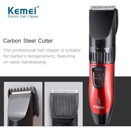 Kemei Clipper for Men Professional Electric Beard Trimmer Haircut Cutter Rechargeable Hair Clipper Hair Trimmer BeardTrimmer 42