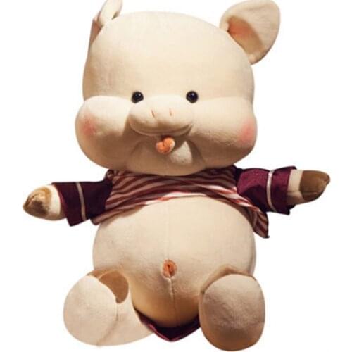 Fancytrader Soft Stuffed Pig Plush Animals Toy Big Fat Piggy Doll 50cm Kids Birthday Christmas Gift