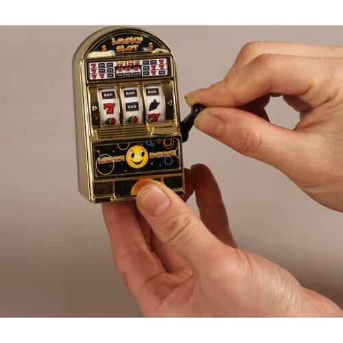 Novelty Gag Toys Mini Lucky Slot Creative Finger Games Anti Stress Antistress Toy edc Portable Gambling Game Desktop Decoration