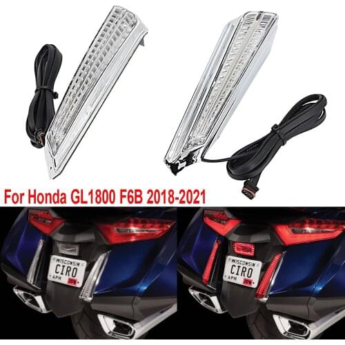 NEW Accessories For Honda Goldwing Gold Wing GL1800 GL 1800 F6B 2018 2019 2020 2021 LED Filler Panel Lights Chrome or Black
