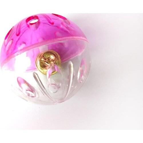 1/5pcs Cat Ball Toys Plastic Interactive Funny Cat Balls Kitten Ball Toys With Bells Pet Supplies Pet Accessories Random Color