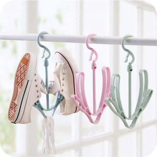 Shoes Drying Hanger Stand Footware Shoes Organizer Creative Shoe Storage Rack Plastic Shelf New Arrivals