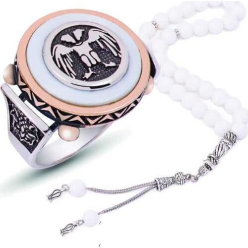 Tevuli 925 Sterling Silver Double-Headed Eagle Men 'S Ring