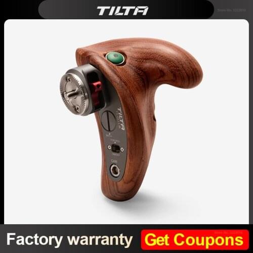 TiLTA NEW TT-0511-R Wooden handle handgrip w/ REC Trigger Right handle For SONY A7 RED ARRI MINI BMD Canon film camera rig